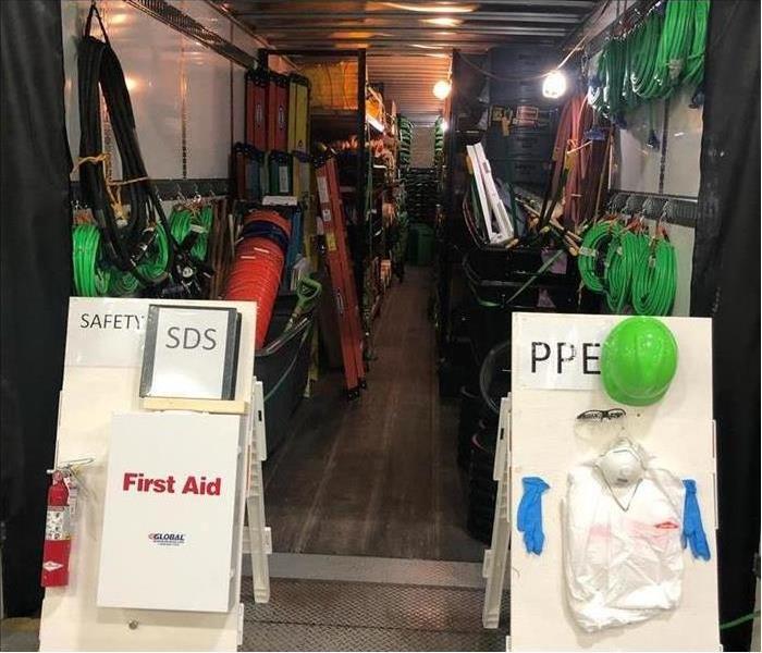 PPE In a truck